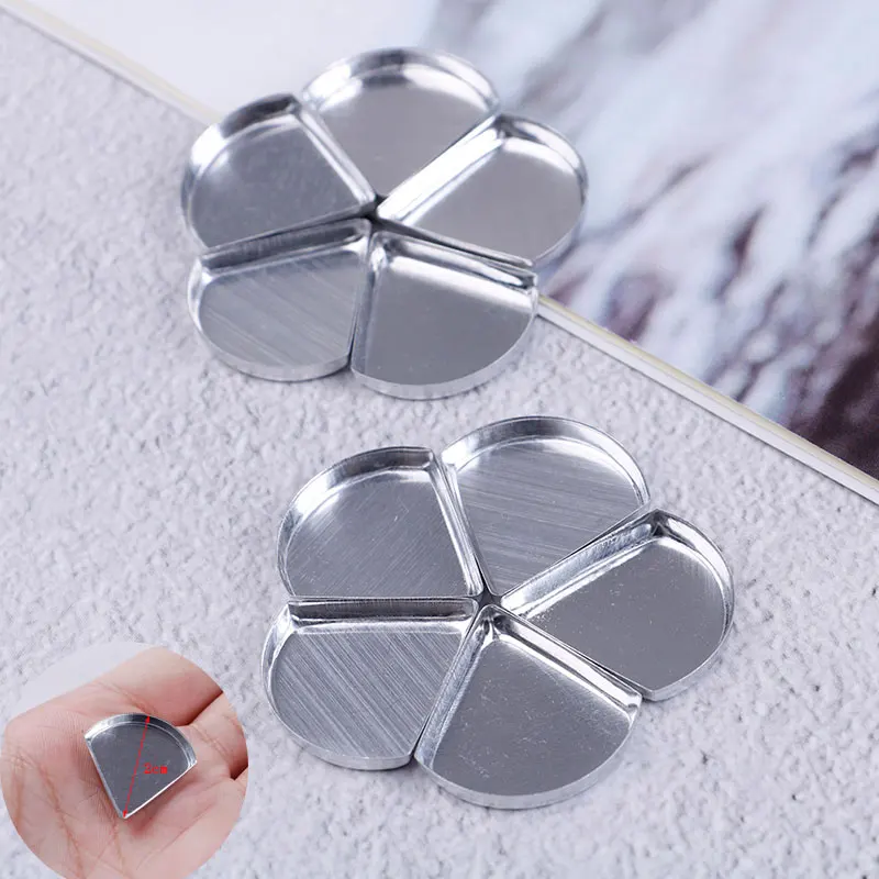 10 шт./компл. алюминиевые пустые кастрюли для теней век Палетка сделай сам с