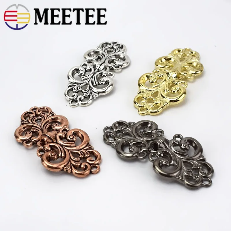 Металлические ретро кнопки для шуб 5 шт. шаль воротник ремень одежды декоративные