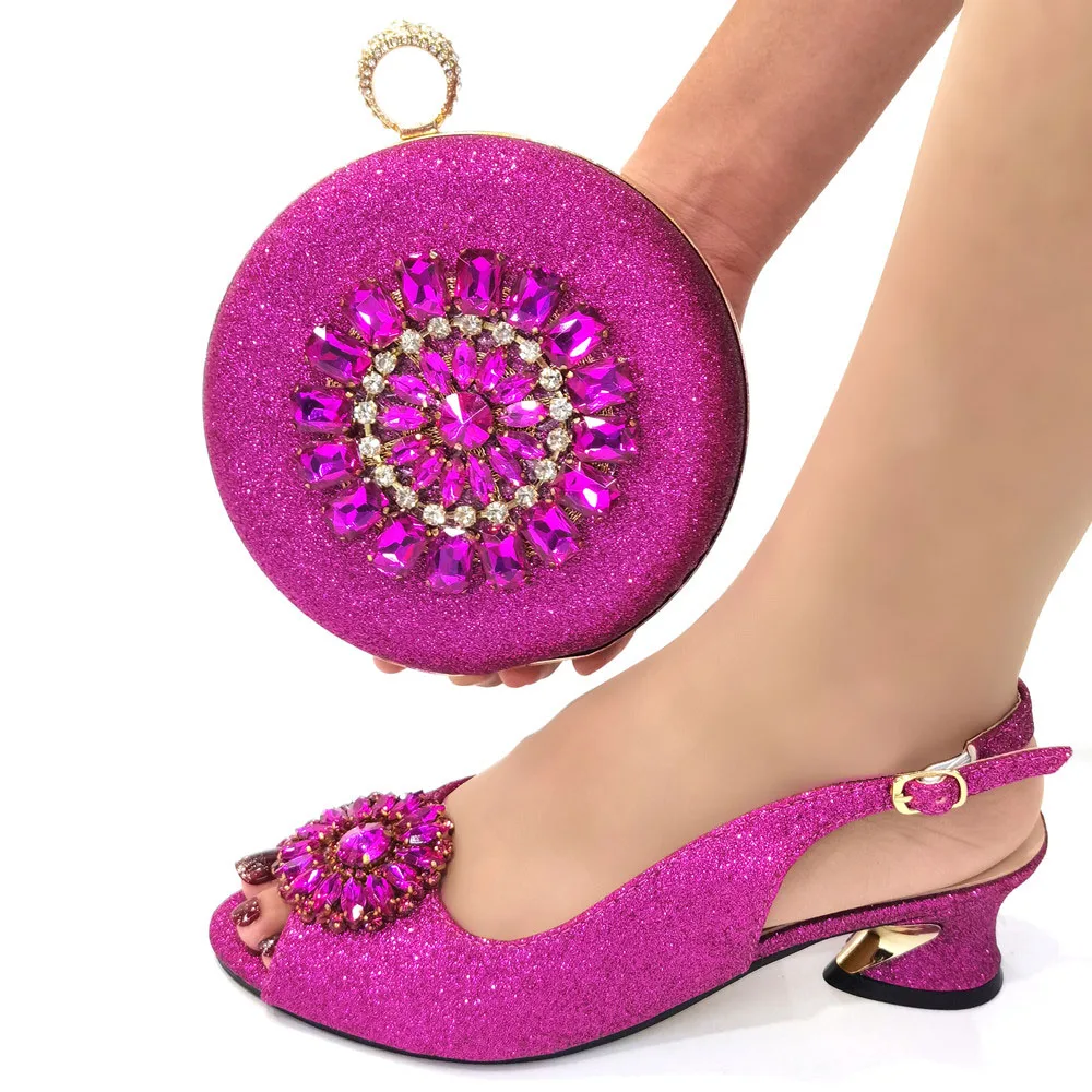 Doershow красивые синие итальянские туфли с подходящими сумками комплект женской