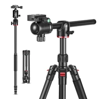 neewer 75 2 inches 2 in 1 camera tripod monopod with 360 degree rotatable center column for dslr cameras video camcorders