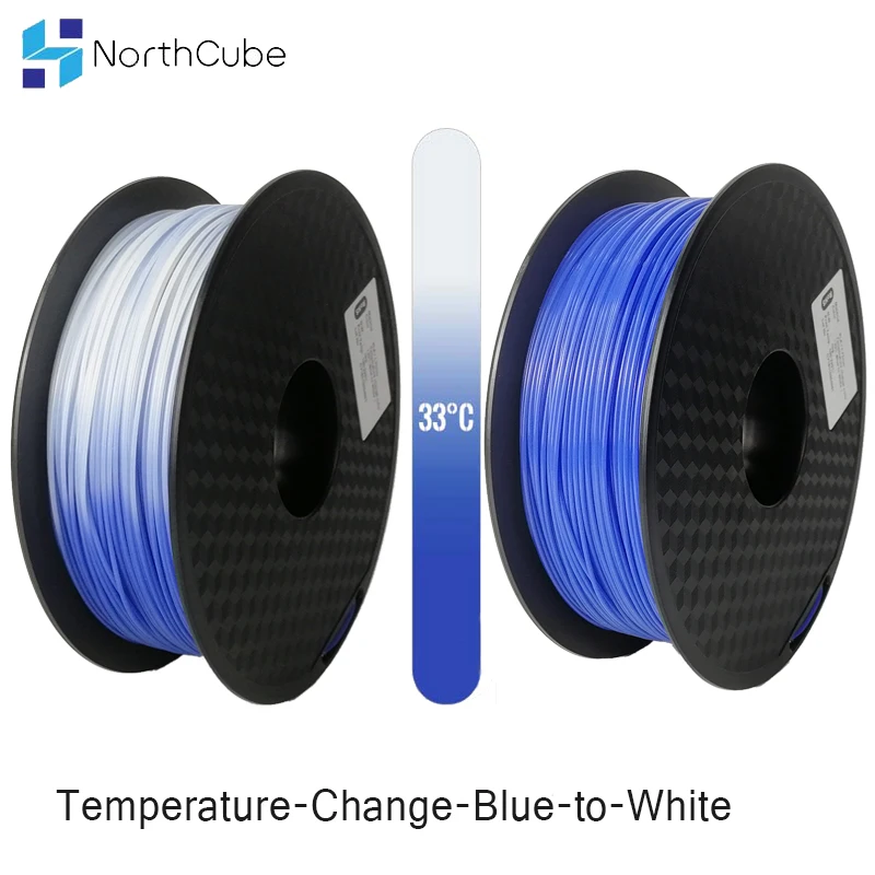 Нить для 3D принтера меняющая цвет при температуре нить PLA 1 75 мм +/ 0 03 фунта (1 кг)
