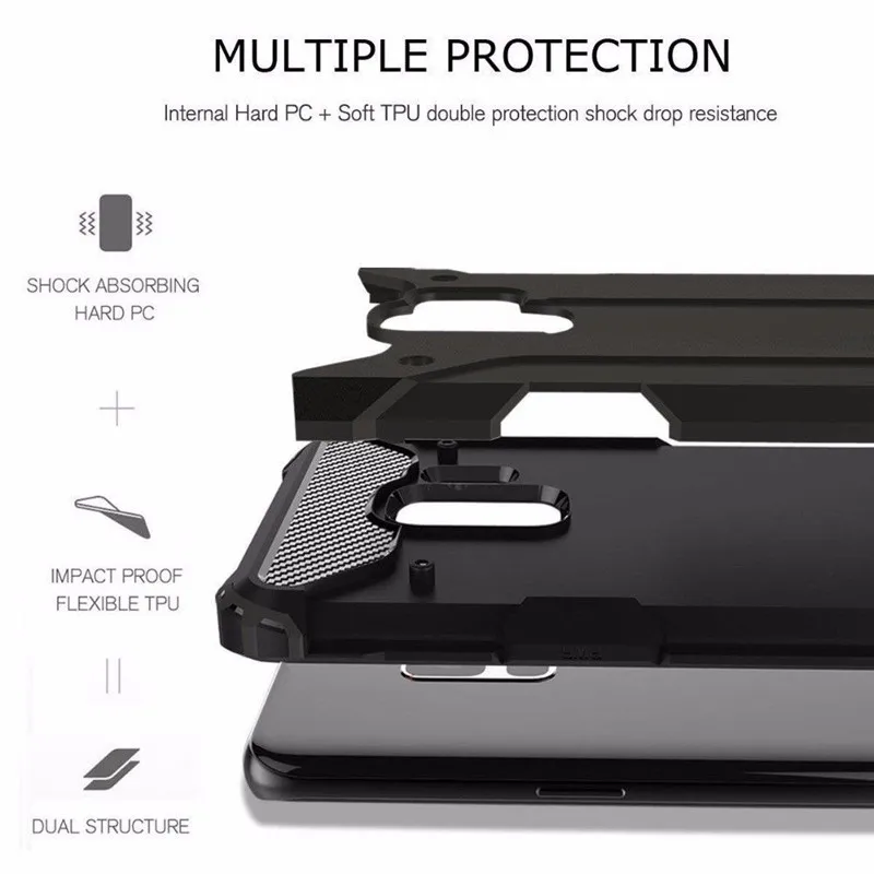 Роскошный прочный армированный чехол для телефона samsung Galaxy S10 S8 S9 Plus S10e S5 S6 S7 Edge Гибридный ПК Противоударный защитный чехол