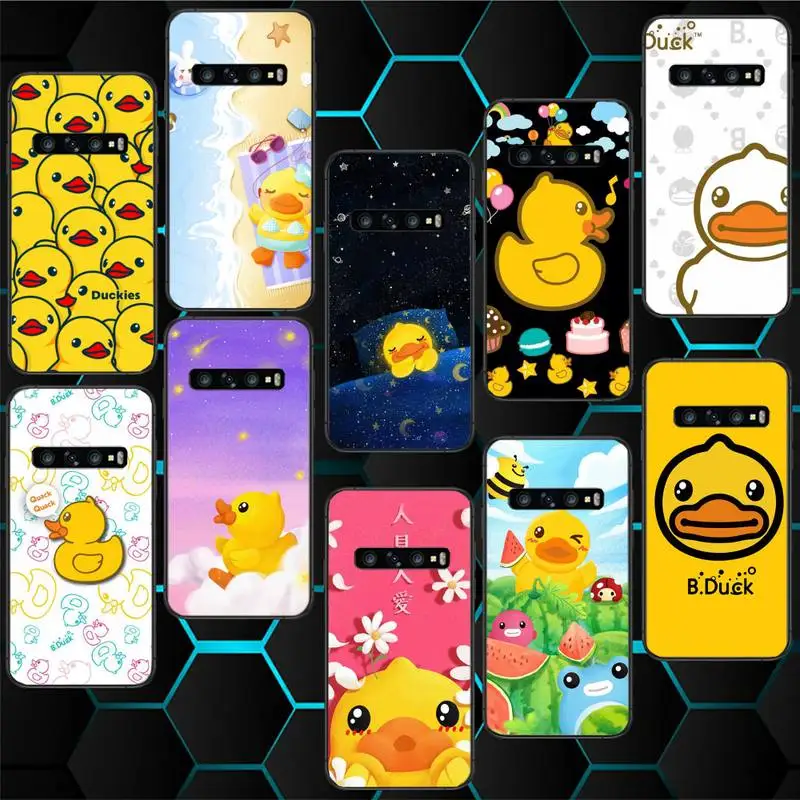 

Cute Cartoon B Duck Phone Case For Samsung A20s A21 A30S A31 A40 A50S A51 A70 A71 A80 5G A32 A02 M02 Fundas Coque