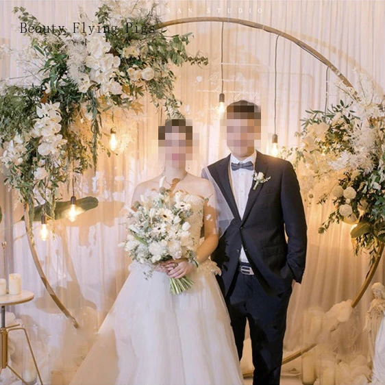 Железная круглая свадебная АРКА реквизит фоновый декор полка с одной аркой для