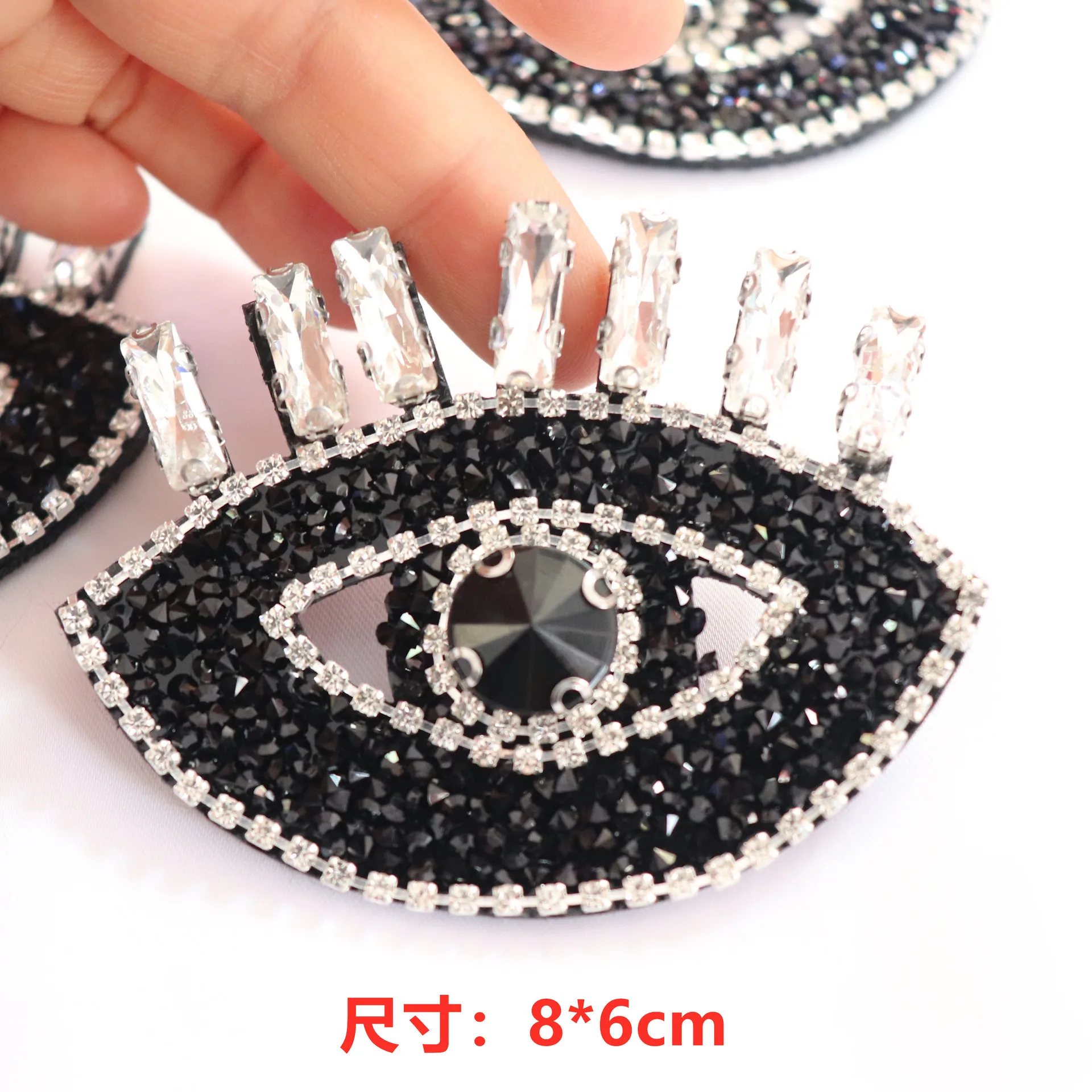 

Handmade eye cloth stickers DIY clothes shoes decoration patch stickers accessories accessories