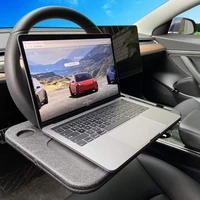 new suitable for tesla model 3sxy car tray small table steering wheel tray computer table workbench car accessories 2017 2021