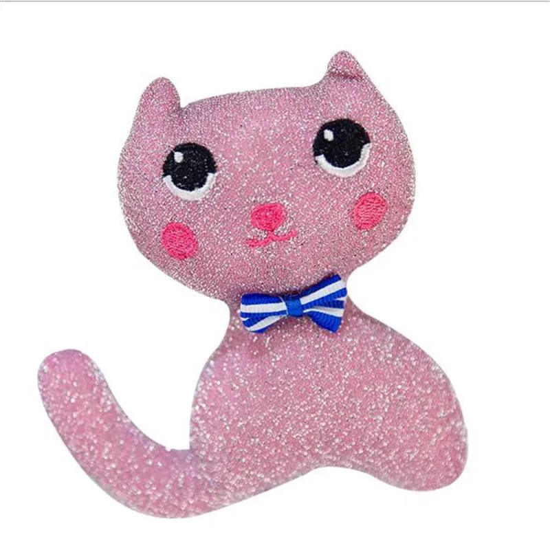 

2020 1PCS New 12CM Bright Silk Cat Plush Pendant New Year Gift Animal Stuffed Toys For Chilids HANDANWEIRAN