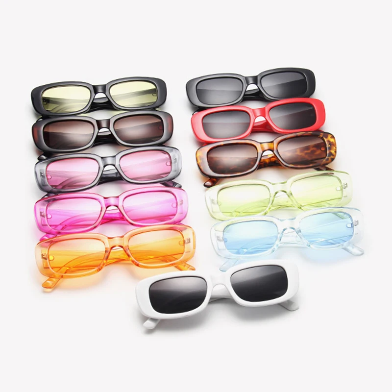 

OIMG New Fashion Vintage Sunglasses Women Brand Designer Retro Sunglass Rectangle Sun Glasses Oculos Lunette De Soleil Femm