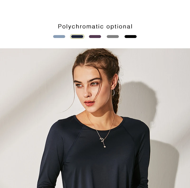 Quick Dry Women Loose T-shirts Solid Soft Sports Tops Women Yoga Top Running Gym Women Shorts Sleeve Yoga Breathable Shirts