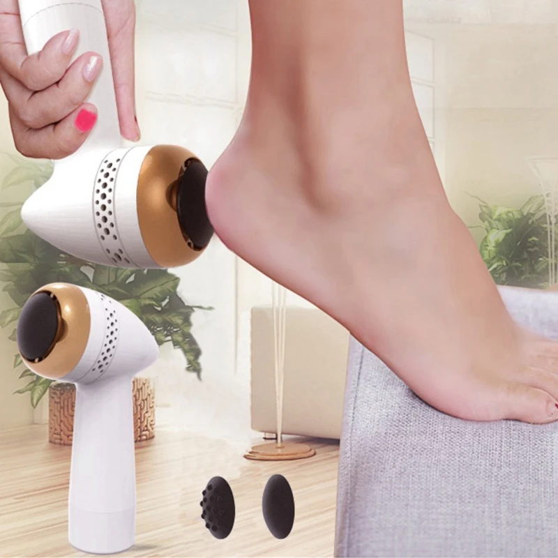 Электрическая педикюрная машинка с пылесосом для удаления мертвой кожи и мозолей USB переносной инструмент ухода.