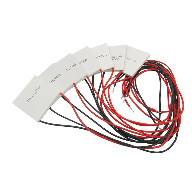 

TEC1-12706 12703 12704 12705 12708 12709 12710 12712 12715*40MM 12V Peltier Therapy Refrigerator Peltier Element Module