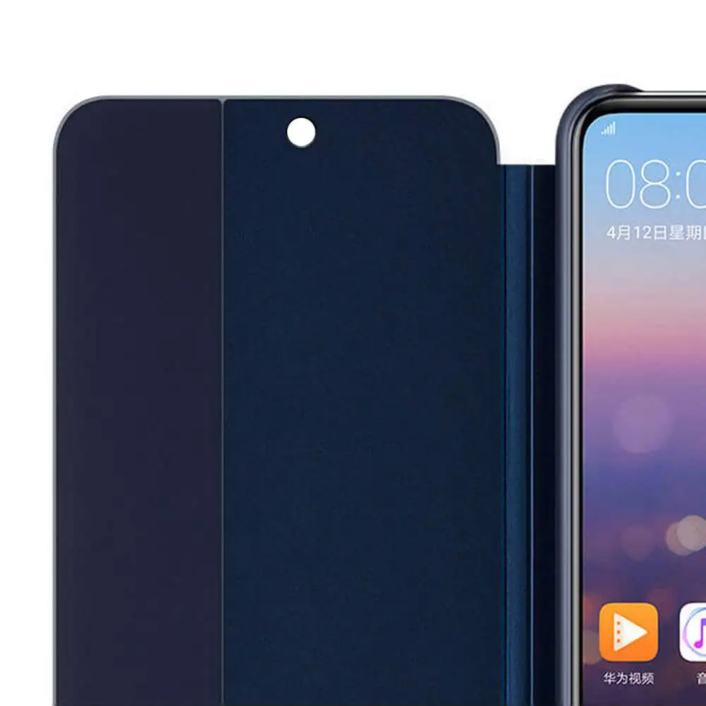 Смарт-окно кожаный чехол для Samsung S10 S9 S8 Plus S10E S7 Edge Флип PU Прозрачный Note 8 9 A7 A9 J6 |