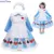 Детское платье для косплея, аниме «Алиса», для Хэллоуина, дня рождения, Детский костюм принцессы, одежда горничной - изображение