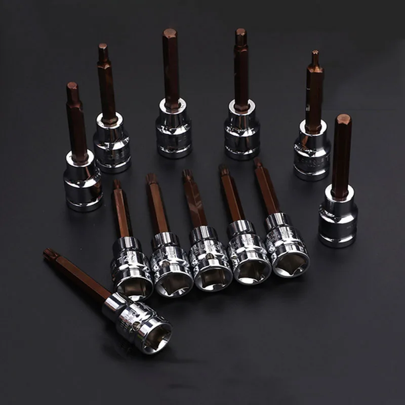 Набор торцевых головок для ручных инструментов шестигранные головки