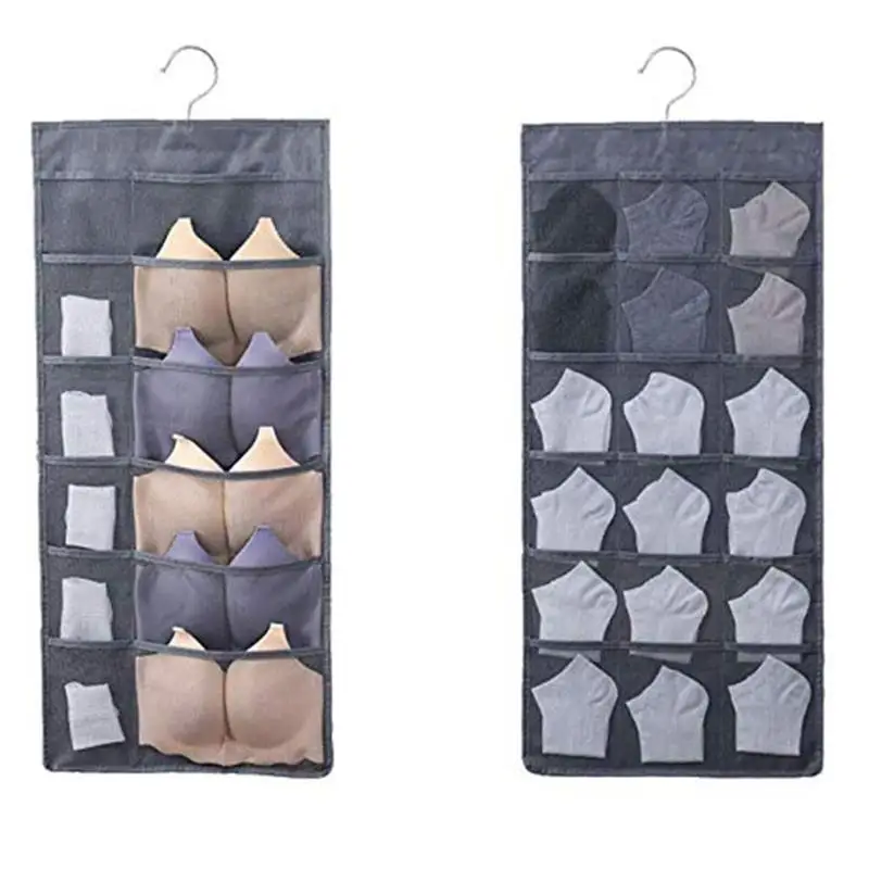 Многофункциональная складная сумка для хранения одежды прозрачная подвесная