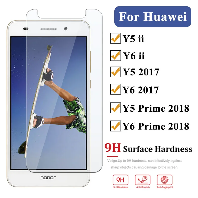 Защитное стекло для huawei Y6 Prime протектор экрана Y5 ii Huawey Y6ii Y5ii Y62018 Y 5 6 закаленное huawei i Armor 5ii i