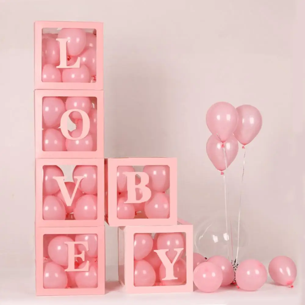 Прозрачная коробка для хранения воздушных шаров Taoup товары вечеринки в честь Дня