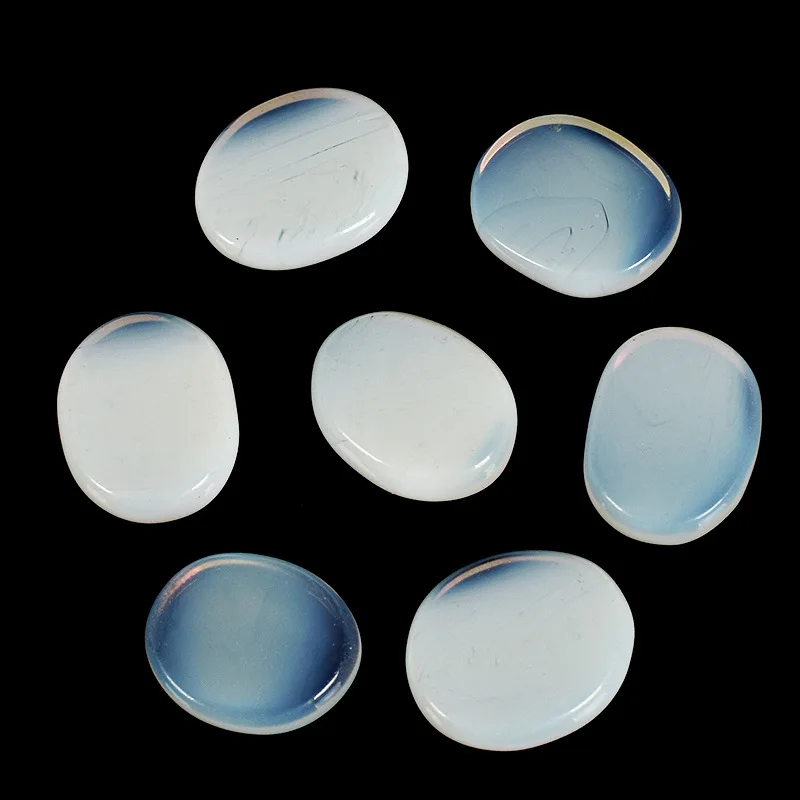 

50 шт., Набор Натуральных чакр из опалита, 30 х25 х7 мм