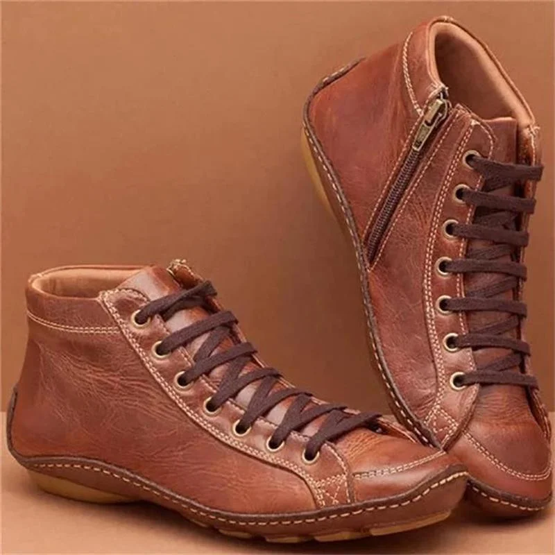 

New winter women's boots, high-quality sports shoes, all-match women's ankle boots, casual shoes, women's lace-up shoes