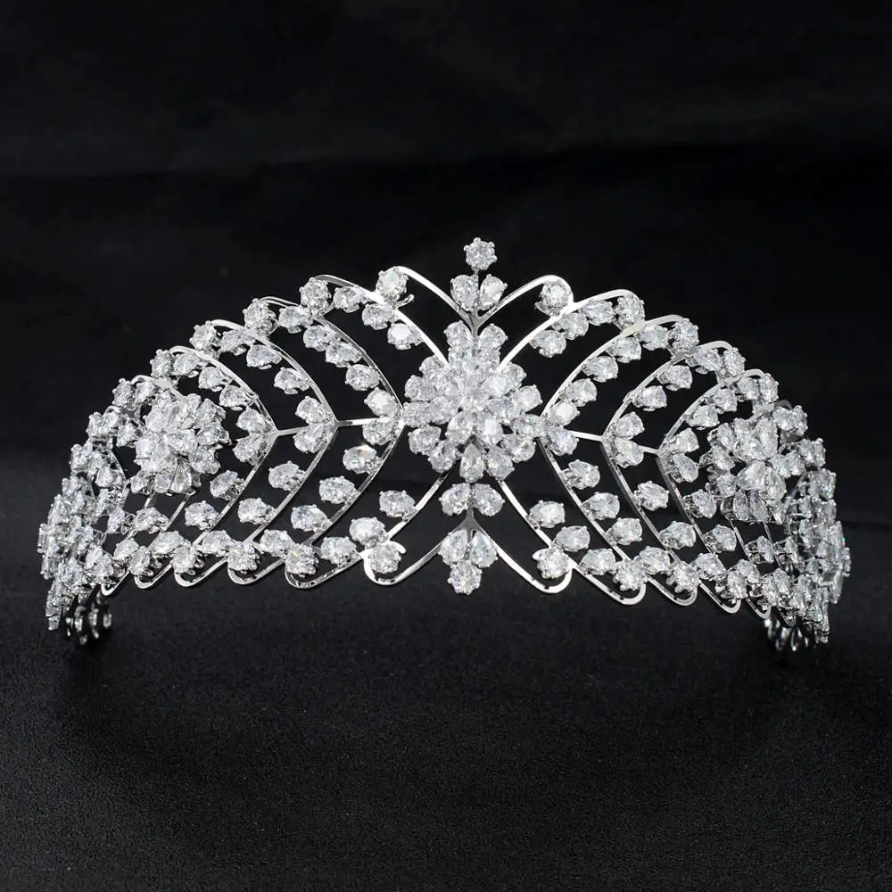 

2020 New Crystal Cubic Zirconia Bridal Wedding Soft Headband Hairband Tiara Hair Jewelry Accessories Hairpieces CHA10034