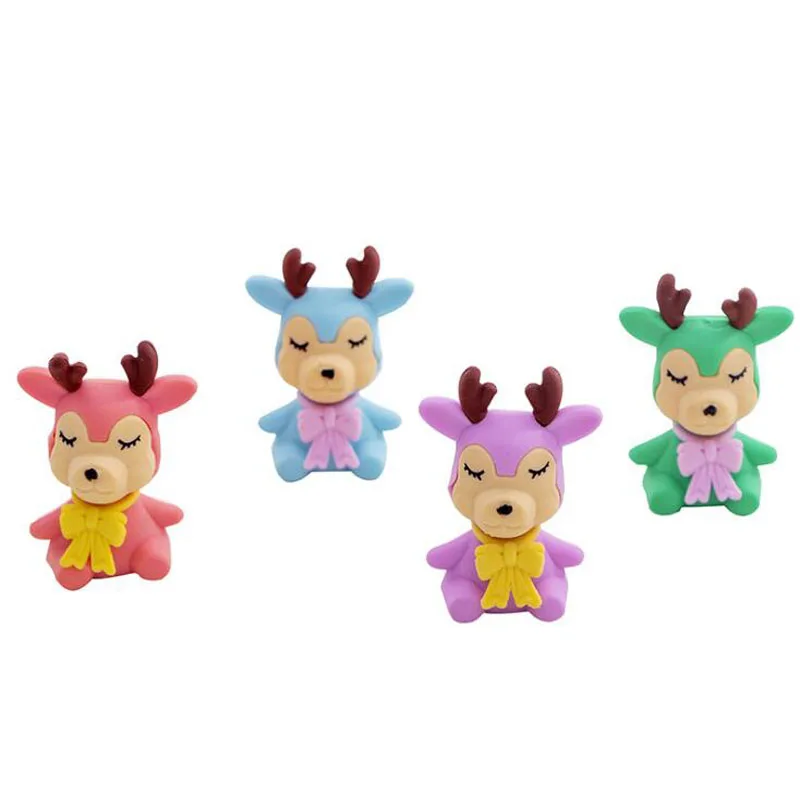Sent at random 1pc 1 шт. коньки карандаш ластик Kawaii коньки ластик мультфильм Стиль креативные для детей смешные ластики корейские канцелярские принадлежности Школьные принадлежности - Цвет: Sent at random 1pc