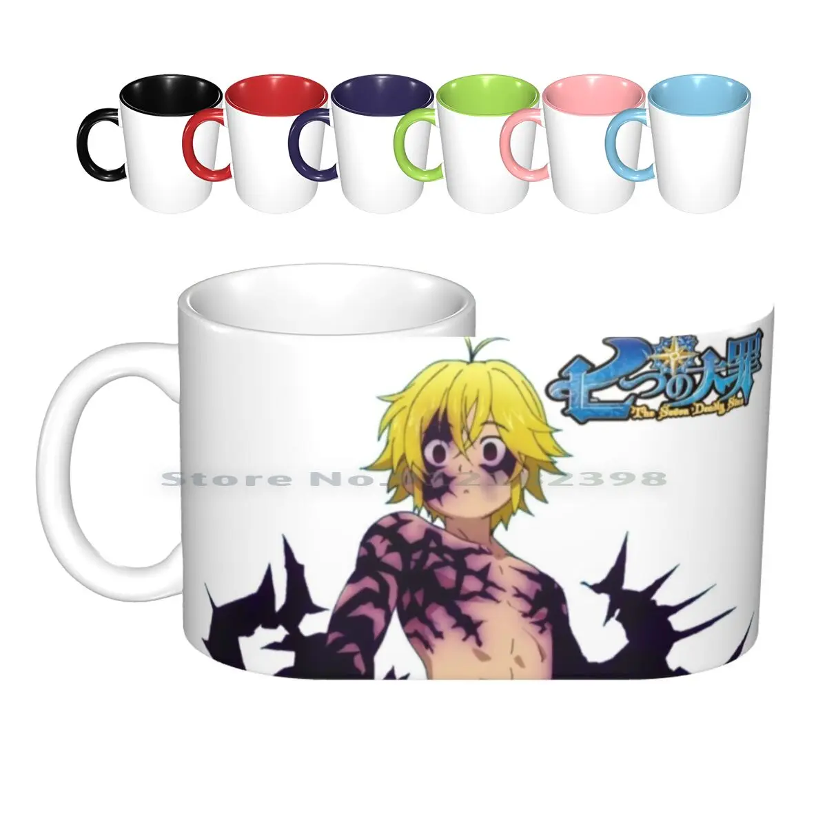 

Nanatsu No Taizai Ceramic Mugs Coffee Cups Milk Tea Mug Nanatsu No Taizai The Seven Deadly Sins Meliodas Creative Trending