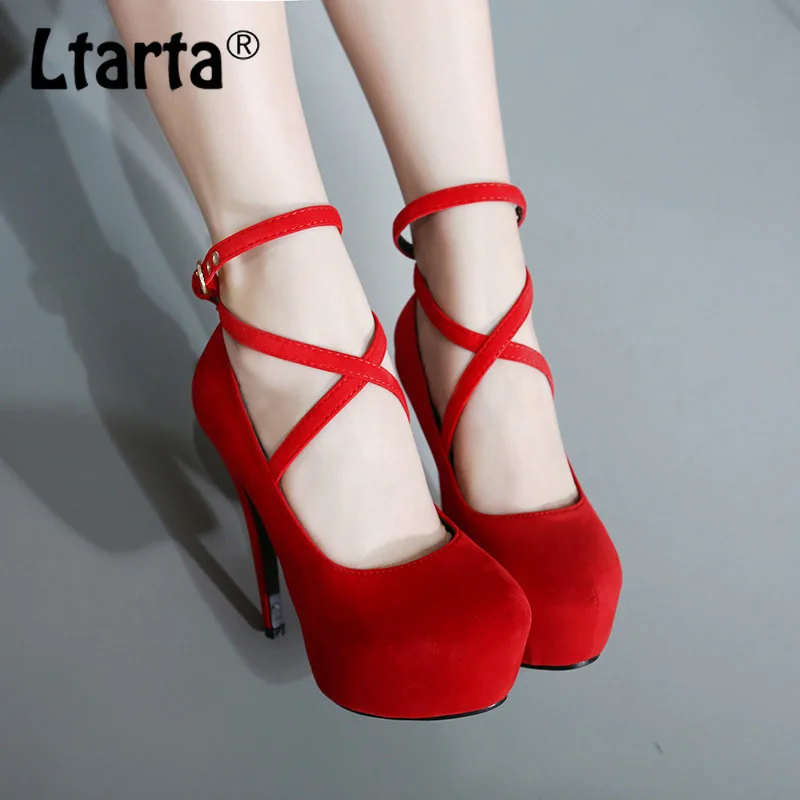 Женские туфли с круглым носком LEOPARD LAND водонепроницаемые на платформе и высоком