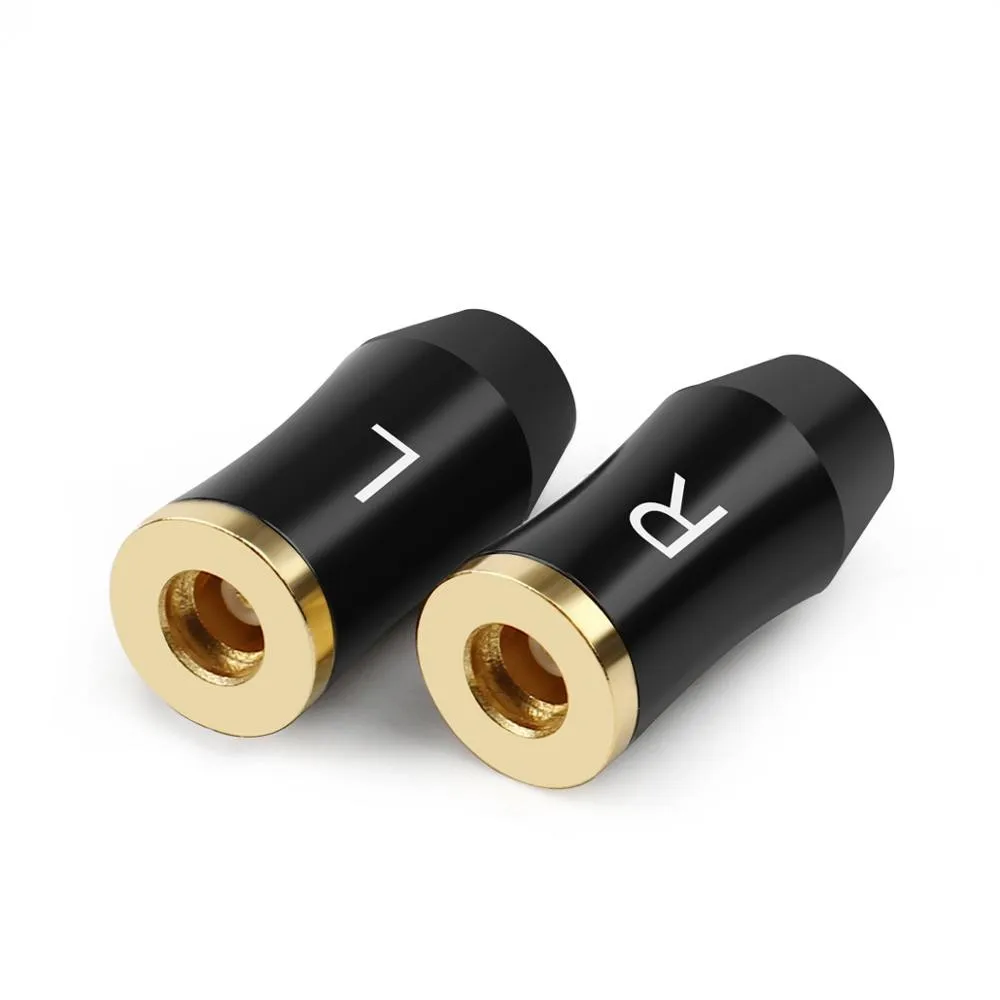 DIY аудио разъем гнездовой MMCX штекер бериллиевый Медный позолоченный провод 3 5 мм