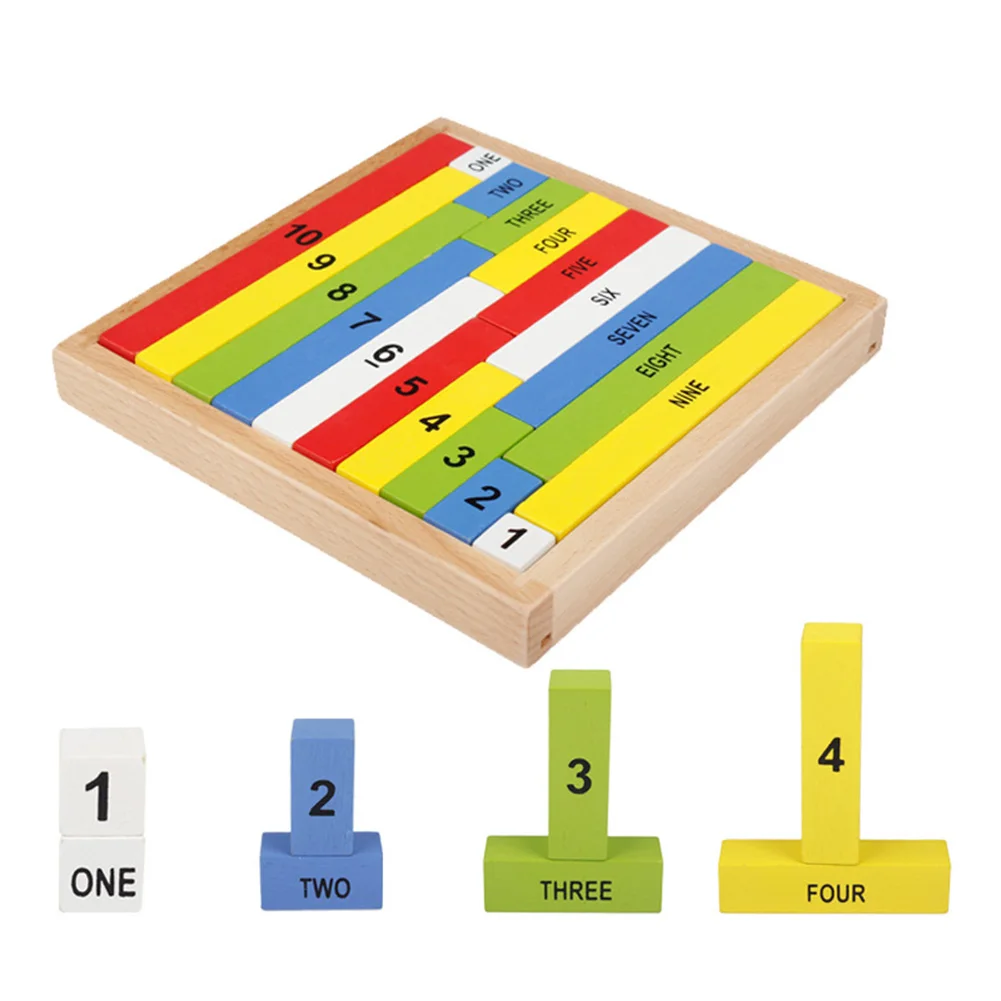 

Деревянная головоломка Монтессори для обучения математике, детская головоломка с буквами цветов, обучающая игрушка для раннего развития