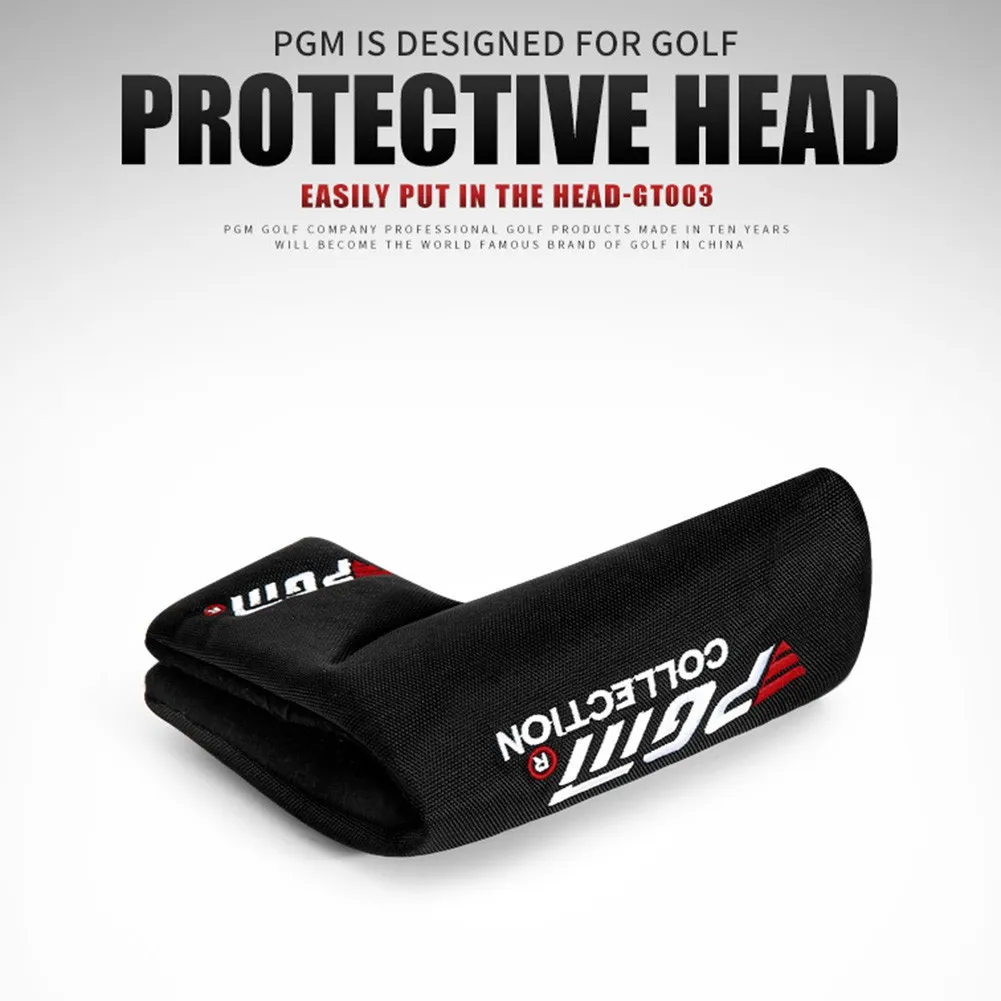 

PGM Golf Putter Head Cover Headcover Golf Club Protect Heads Cover Nylon Cloth Putter Headcover For Golf Embroidery Headcover