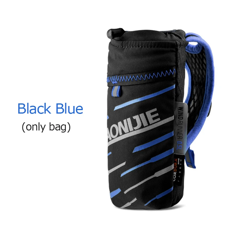 Only Blue Black Bag AONIJIE E961 ручная быстрое сцепление быстрая укладка фляжка бутылка для воды сумка 6," держатель телефона сумка Гидратация пакет для марафона - Цвет: Only Blue Black Bag
