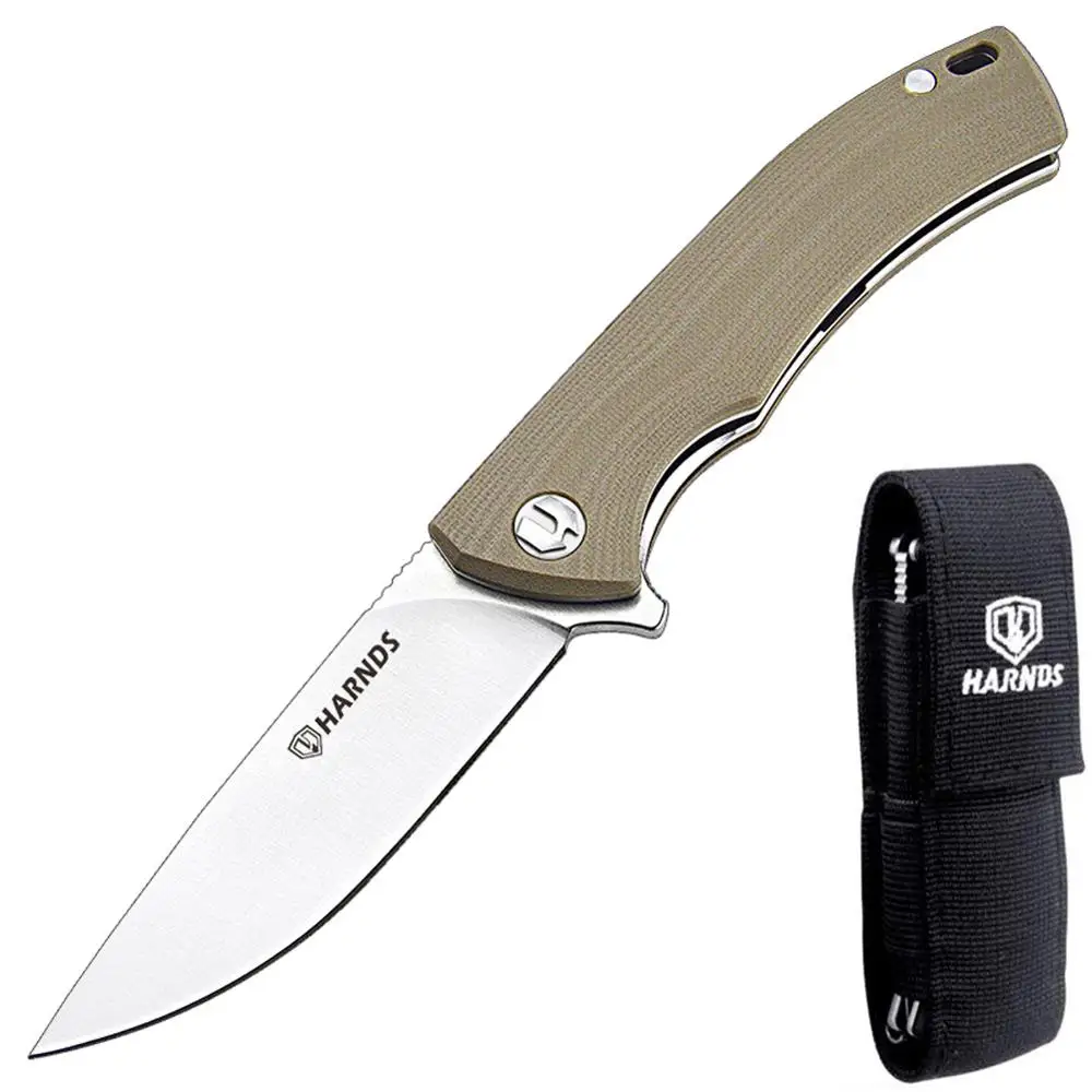 HARNDS CK9168 складной нож охотничий карманный Выживание G10 рукоятка из быстрорежущей