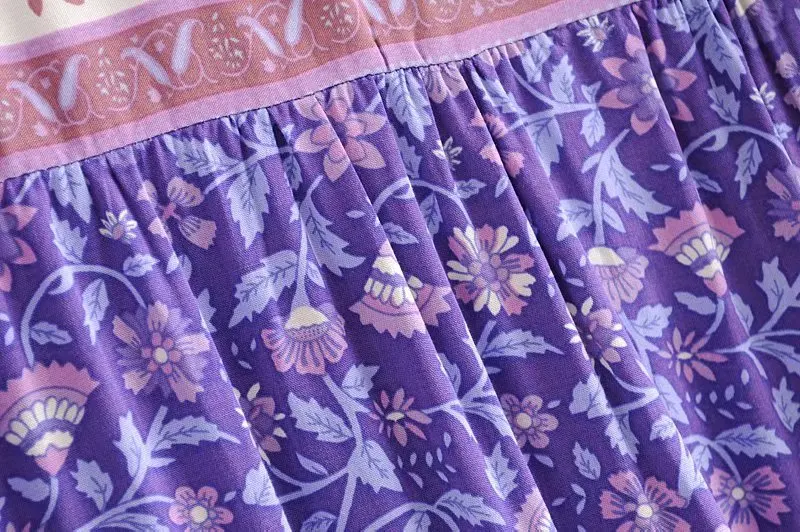 Хиппи, винтажные, шикарные, Boho рубашки, женские, богемные, цветочный принт, с круглым вырезом, блузка, рубашки, с расклешенными рукавами, женские, элегантные, blusas