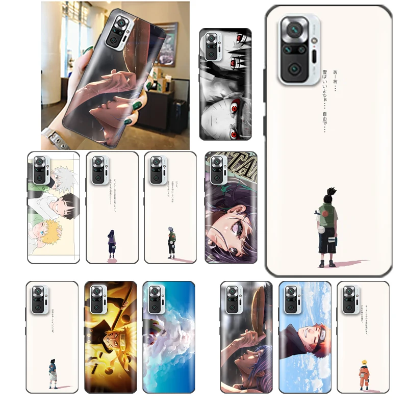 

Sasuked Kakashi N-Narutos Gaara Phone Case For Redmi Note 10 10X 10T Pro 4G 5G Personalised Anime Waterproof Telephone