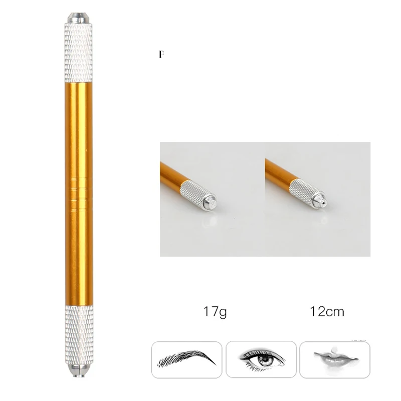 Ручка для бровей 5 шт. лезвия микроблейдинг тату машины инструменты Перманентный