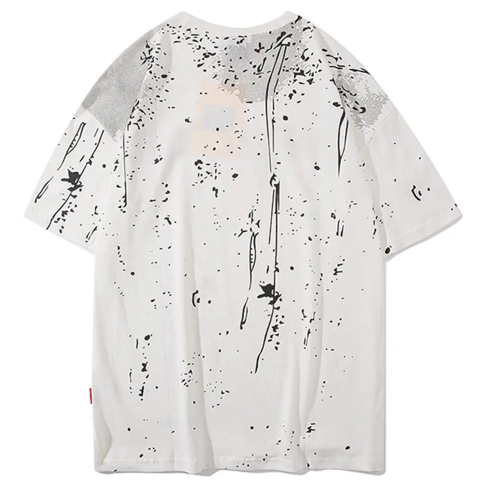 Aelfric Eden Graffiti Hip Hop T Shirt 2020SS Harajuku Streetwear Short Sleeve Casual Cotton Loose Shirts Male Summer Tops Tees | Мужская