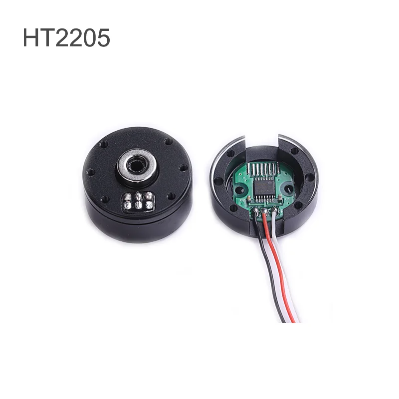 Motor de card&aacute;n sin escobillas de 12V, 800RPM, HT2205, Mini c&aacute;mara Pan-Tilt-Zoom PTZ BLDC, con codificador AS5048A/AS5600 de 12 bits para RC-0