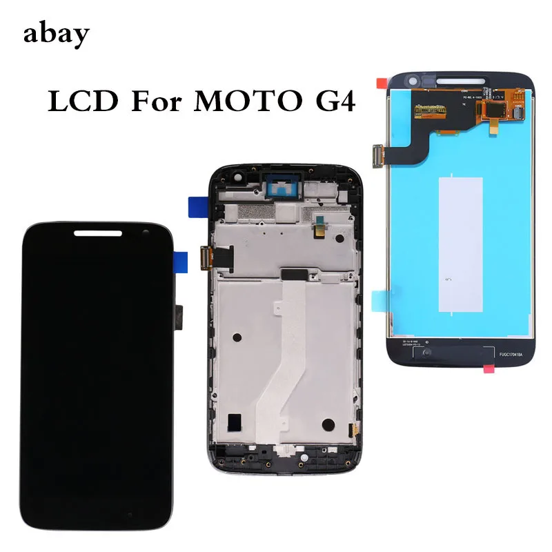 Для Motorola G4 ЖК дисплей сенсорный экран дигитайзер в сборе Замена с/без рамки для Moto