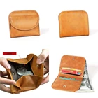 Кошелек женский из натуральной кожи с Rfid-защитой и карманом для монет