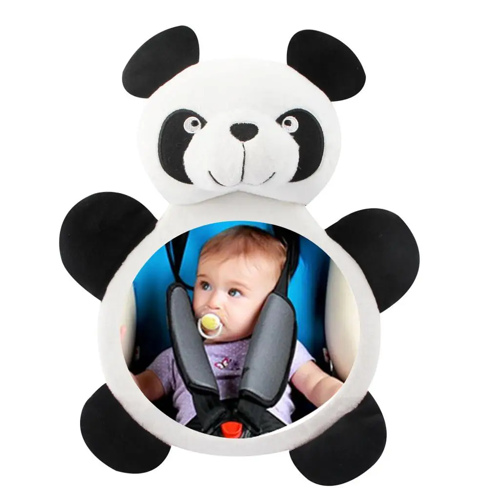 Panda зеркало для обзора заднего сиденья детского автомобиля детское вида уход