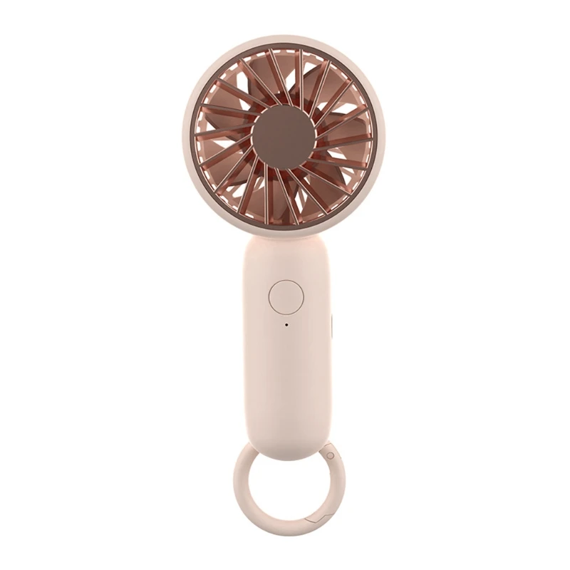 

Mini Handheld Air Cooler Carabiner Portable Fan USB Charging Small Personal Cooling Tools for Home Office Outdoor Travel