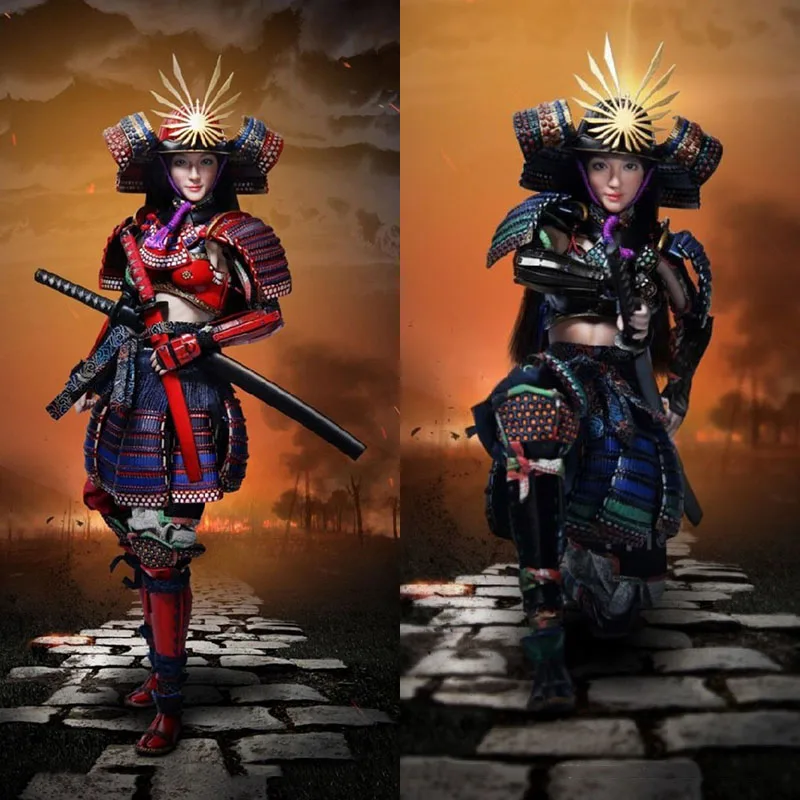 I8TOYS i8-001A масштаб 1/6 красивый Самурай Рин красная черная Броня версия Японская женщина Самурай 12 дюймов фигурка полный комплект модели