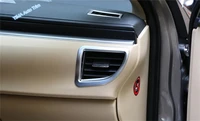 lapetus auto styling dashboard air conditioning ac outlet vent cover trim 4 pcs fit for toyota corolla 2014 2015 2016 abs