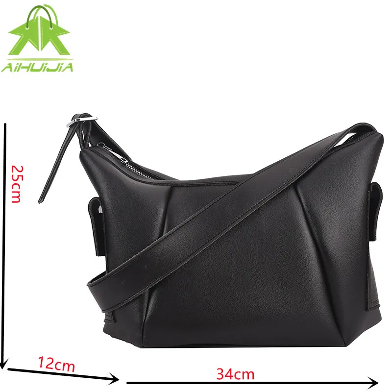 

Luxurious Crescent Handbag High Capacity Messenger Bag for Women 2021 New Pu Leather Designer High Quality Female Shoulder Bags