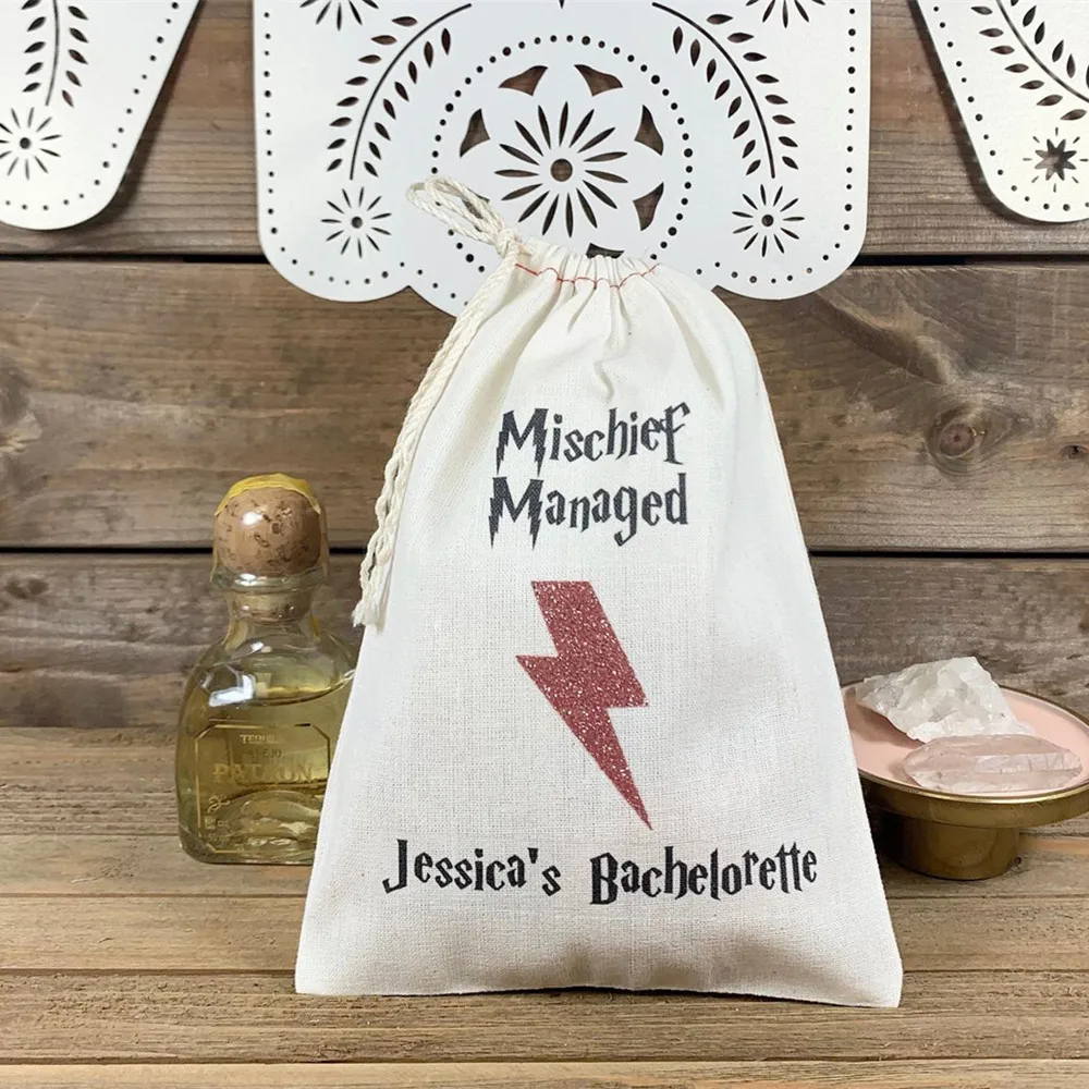 Персонализированные сумочки для девичвечерние 10 шт. наборы восстановления