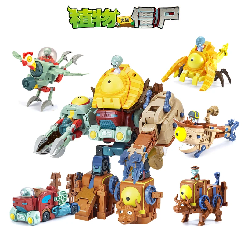 Деформация 5 в 1 оригинальные Растения Vs. Игрушки-зомби 2 полный набор мягких