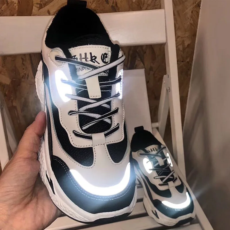 Черные зимние кроссовки женская модная Вулканизированная обувь женские