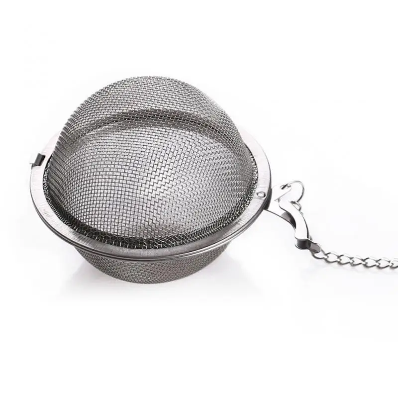 

3 Size Stainless Steel Seasoning Ball Sphere Locking Spice Tea Ball Strainer Herb Spice Filter Diffuser Mesh Infuser Tea Infuser