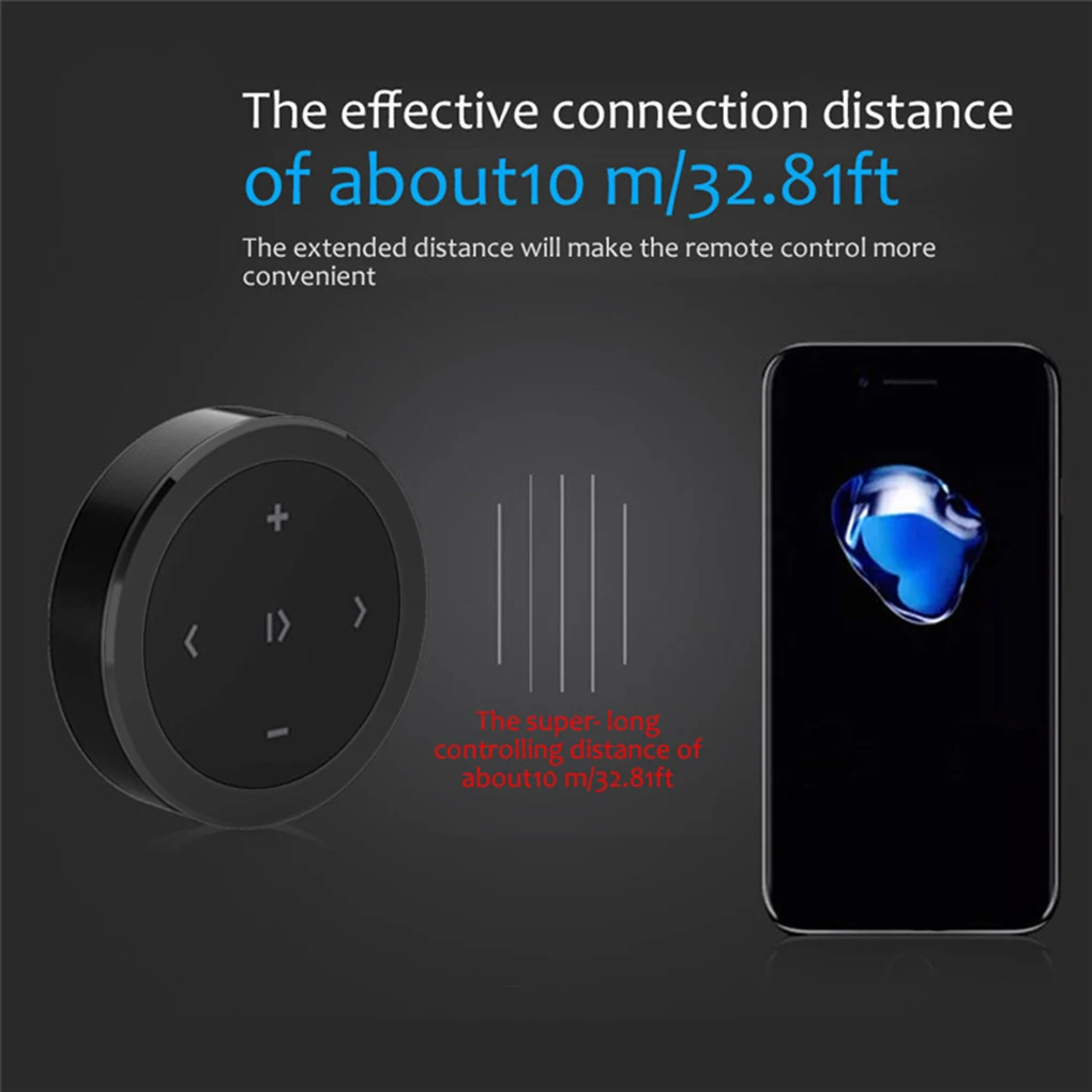 Замена для Android IOS беспроводной Bluetooth медиаплеер на руль дистанционное управление