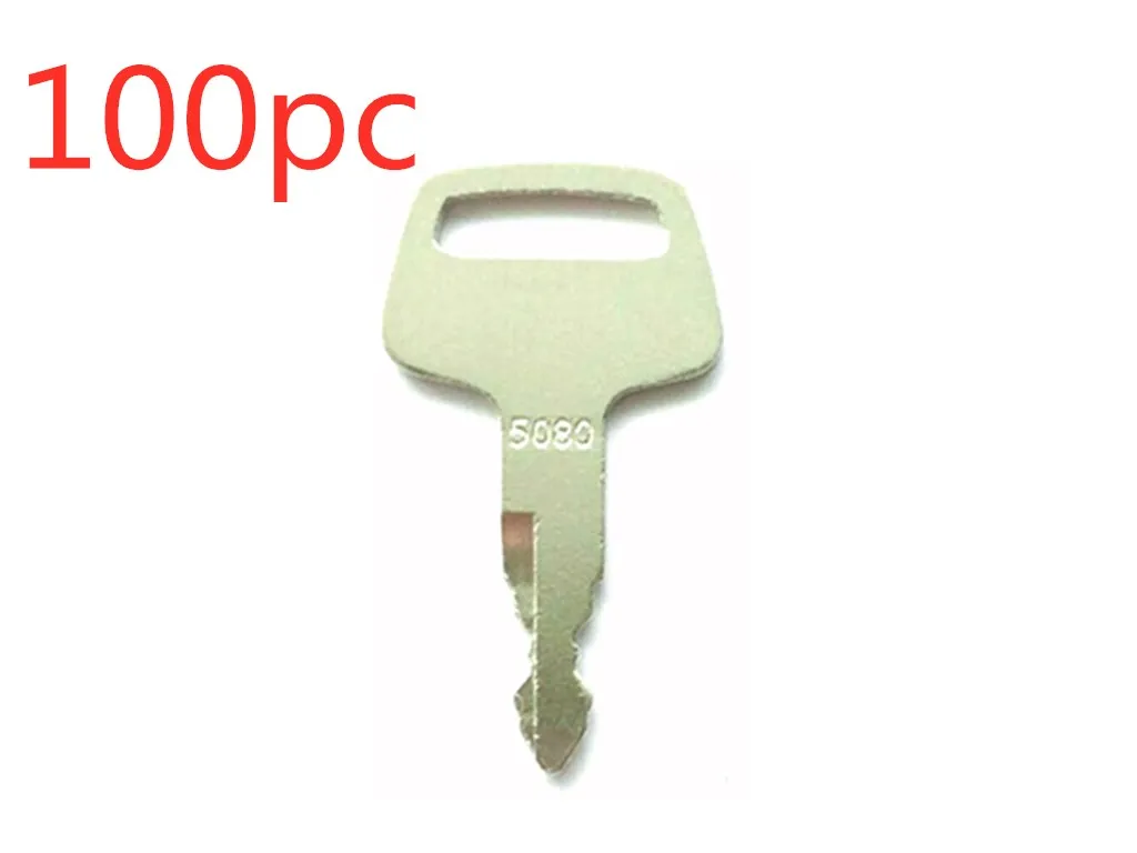 

100pc key For IHI Skid Steer Excavator Heavy Equipment Ignition Keys 5080 #069027029